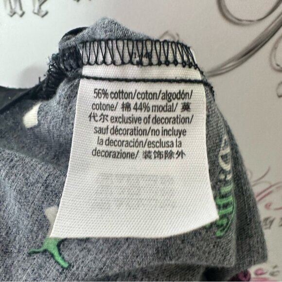 Victoria secret pink pj bottoms shiny shimmer logo print black multi color - Picture 5 of 6